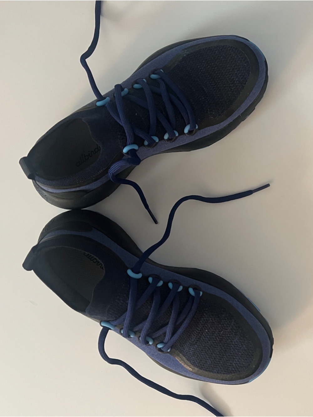 allbirds Men's Navy and Blue Lace-Up Sneakers